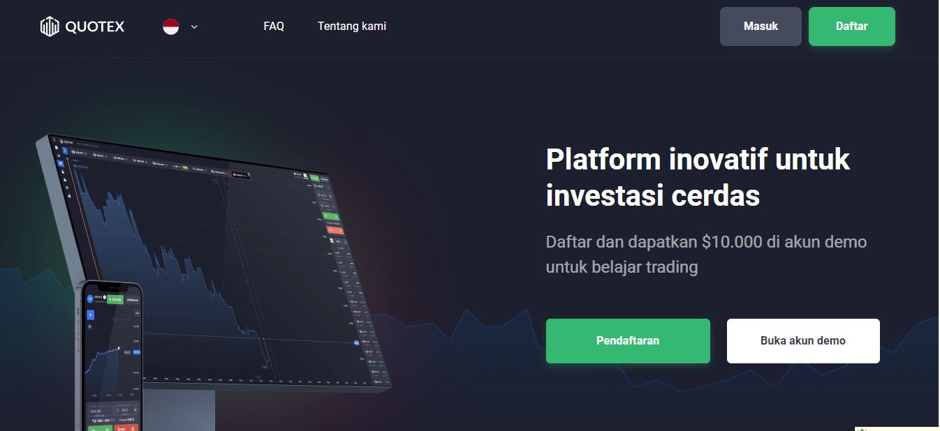 Platform Trading Qoutex, Tersedia $10.000 di Akun Demo