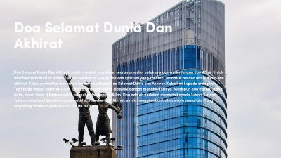 Doa Selamat Dunia Dan Akhirat